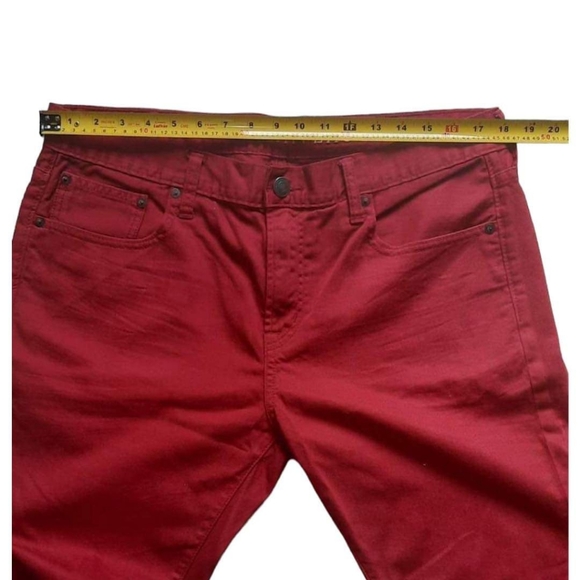 American Eagle skinny jeans.size 36. Coloe burgundy - Picture 3 of 6